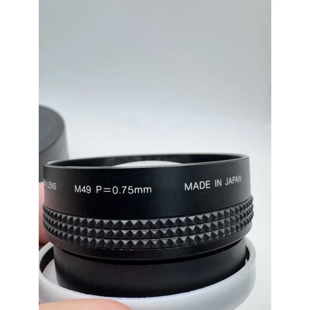 Panasonic Tele Conversion Lens M49‎ P0.75 w/ Case & Caps Near Mint Japan